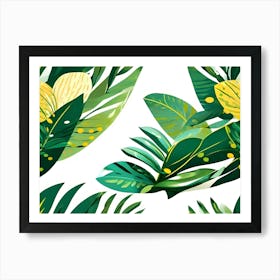 Tropical Leaves 3 Art Print