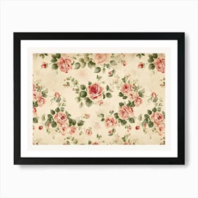 Vintage Roses Art Print