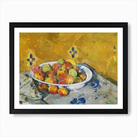 The Plate Of Apples, Paul Cézanne Art Print