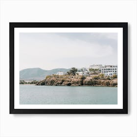 Coastal Greek Village Art Print