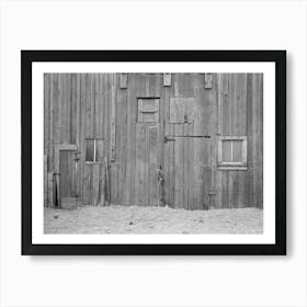 Detail Of Barn On Al Richard S Place Near Wallingford, Iowa Art Print