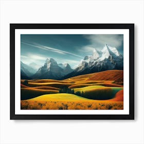 Autumn In The Mountains 5 Art Print