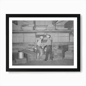 Large Stock Of Metal Roofing Is Carried By The United Producers And Consumers Cooperative Art Print