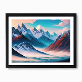 Mountain Landscape 36 Art Print