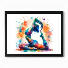 Yoga Pose 3 Art Print