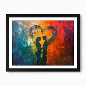 Couple In Love 2 Art Print