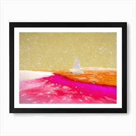 The Ocean Blush Art Print