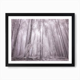 Pink Forest Art Print