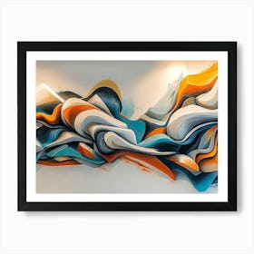 Abstract Wall Art 3 Art Print