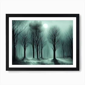 Dark Forest Art Print