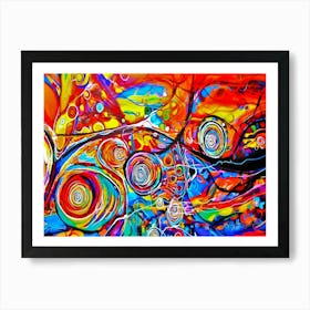 Abstract Line Art - Abstract Zen Art Print