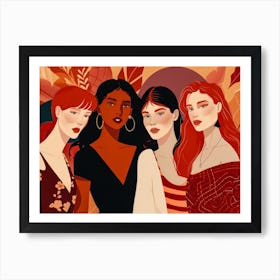 Group Of Women 9 Art Print