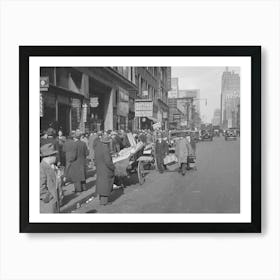 Untitled Photo, Possibly Related To Street Scene At 38th Street And 7th Avenue, New York City By Russell Lee Art Print
