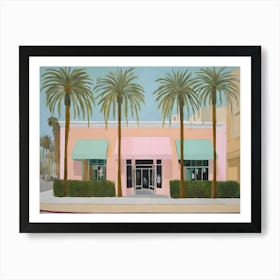 Los Angeles Abstract Beverly Hills Painting Art Print