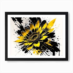 Yellow Sunflower Art Print