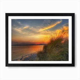 Amazing sunset Art Print