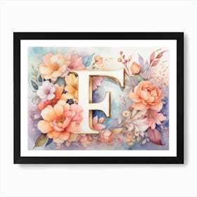 Letter F Art Print