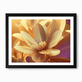 Magnolia Flowers 4 Art Print