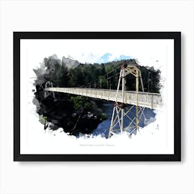 Cataract Gorge, Launceston, Tasmania Art Print