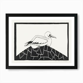 Northern Gannet (1931), Samuel Jessurun Art Print