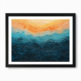 Sunset In The Sky 5 Art Print