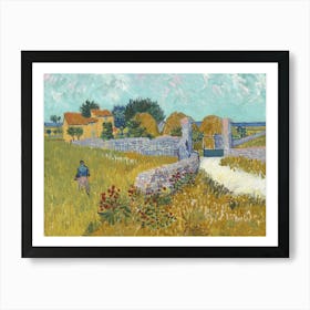 Farmhouse In Provence, By Vincent Van Gogh, 1888, Dutch Post Impressionist Painting, Oil On Canvas Poster