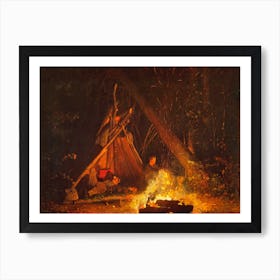 Camp Fire (1880), Winslow Homer Art Print