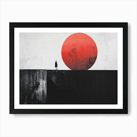 Red Sun Film Poster Art Print