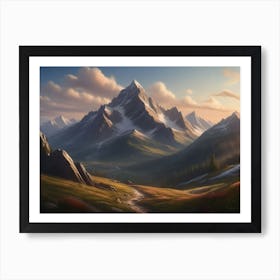 The Mountains Art Print