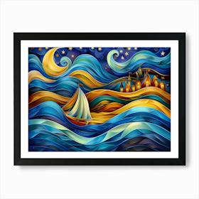 Starry Night 6 Art Print