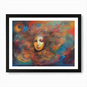 Woman'S Head 1 Art Print