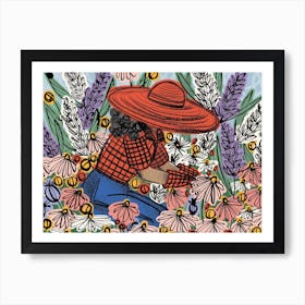 Gardener Lady Art Print