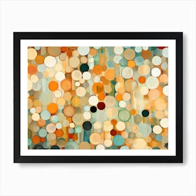 Abstract Circles 16 Art Print