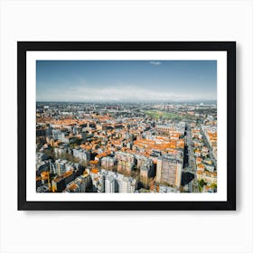 Milano Wall Art, Italy City print, Old cityscape, Europe Wall Art, Travel, Milan Travel Aerial Photography Art Print