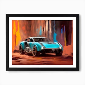 Futuristic Car Art Print