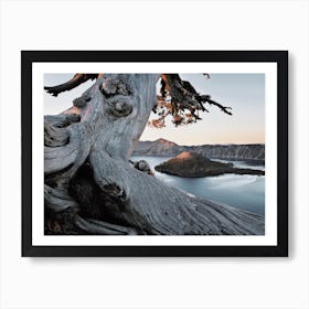 Crater Lake Scenery Art Print