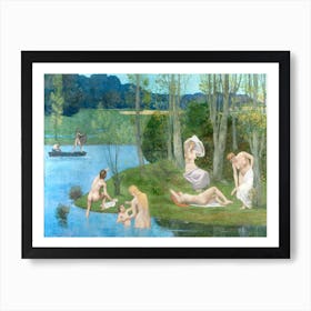 Naked Women, Summer, Pierre Puvis De Chavannes Art Print