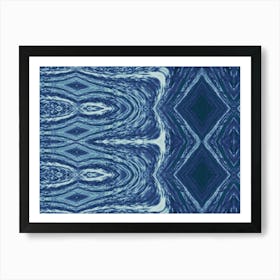 Blue Wave Art Print