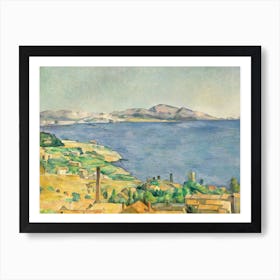 The Gulf Of Marseilles Seen From L'Estaque, Paul Cézanne Art Print