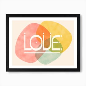 Stones Of Love Art Print