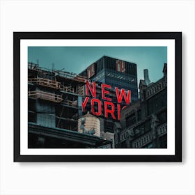 New York Sign, New York Art Print