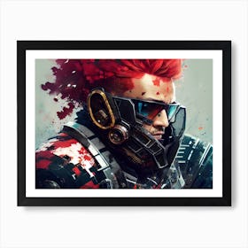 Red Haired Man Art Print