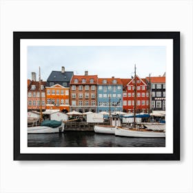 Colorful Houses Of Nyhavn Copenhagen 3 Art Print