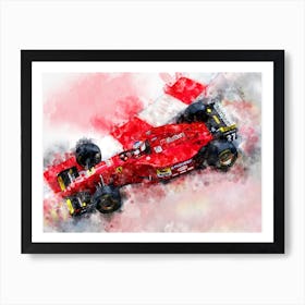 Jean Alesi, Formula 1 Art Print