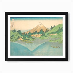 The Surface Of The Lake At Misaka In Kai Province, From Thirty Six Views Of Mount Fuji, Katsushika Hokusai Art Print