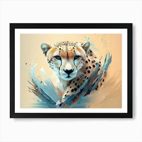 Cheetah Splash Affiche