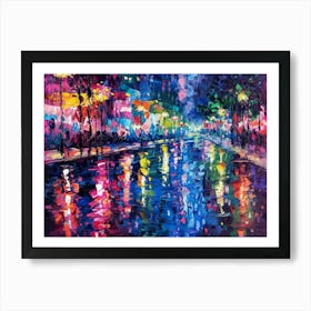 Night In The City 9 Art Print