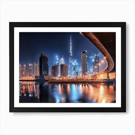 Dubai City Art Print