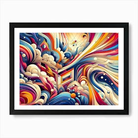 Abstract Painting 250 Art Print