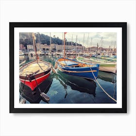 Harbor In Nice Art Print